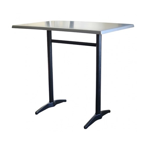 Astoria Blk Twin Bar Table Base  Suit 1200X800mm Tops